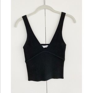 Zara Ribbed Knit Tank Top